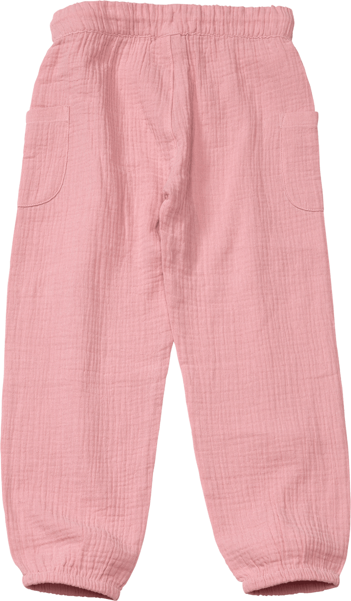 Hose aus Musselin, rosa, Gr. 92, 1 St