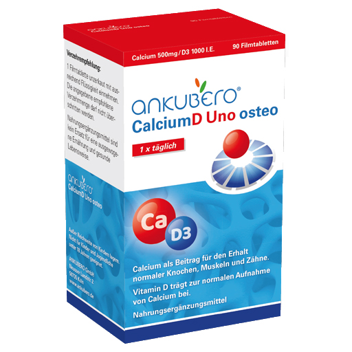 CALCIUM D Uno osteo Filmtabletten  90 St  Filmtabletten
