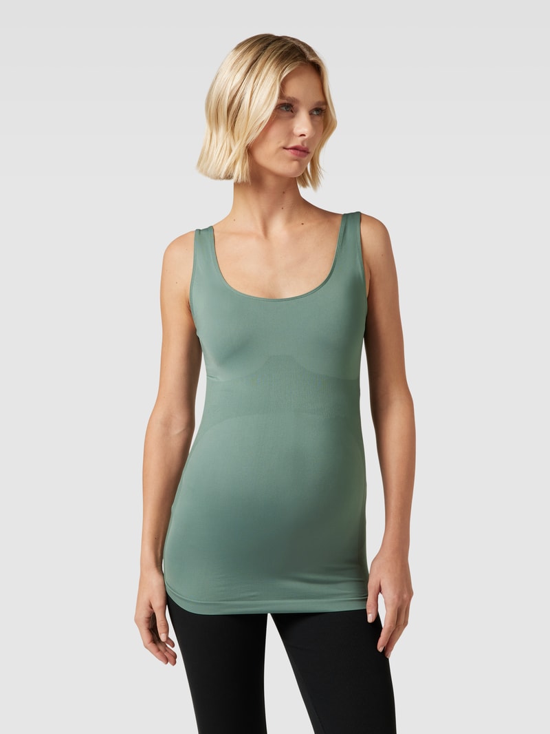 Umstands-Tanktop mit Rundhalsausschnitt Modell 'HEAL' in grün