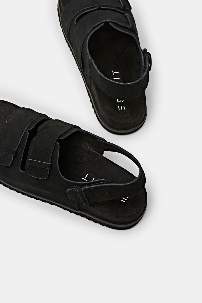 Sandalen aus Veloursleder