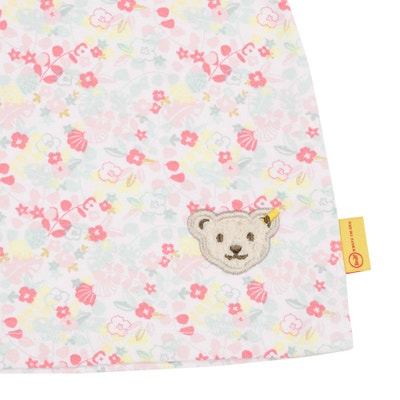 Set Leggings + T-Shirt kurzarm, weiß für Mädchen