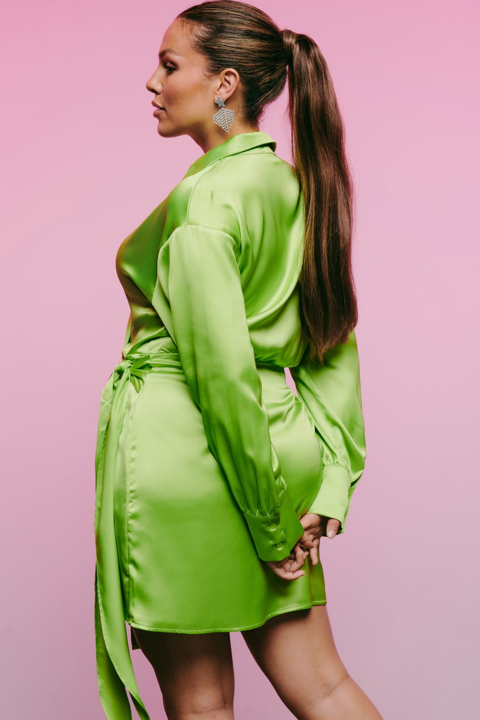 Kim satin dress