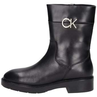 Calvin Klein Rubber Sole Ankle Boot in schwarz