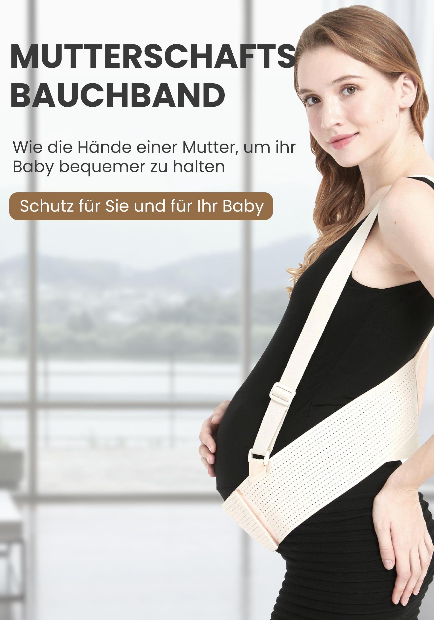 MAGICSHE Schwangerschaftsgürtel Mutterschaftsgürtel für Schwangere mit Schultergurt