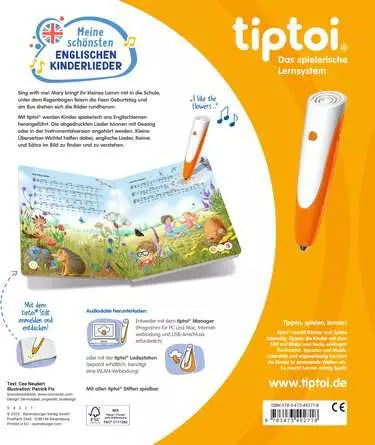 tiptoi® Meine schönsten englischen Kinderlieder
