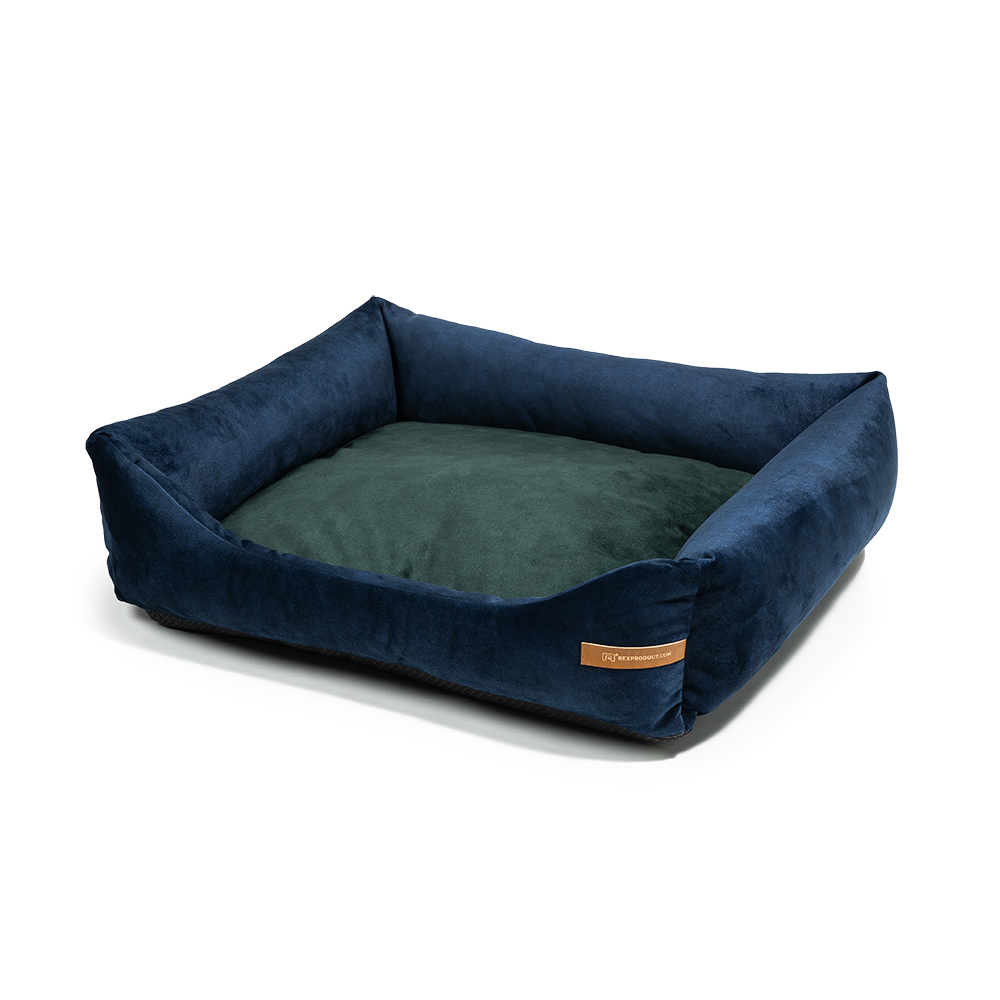 Rexproduct Hundebetten Rexproduct SoftColor Bett Dunkelblau dunkelgrün S