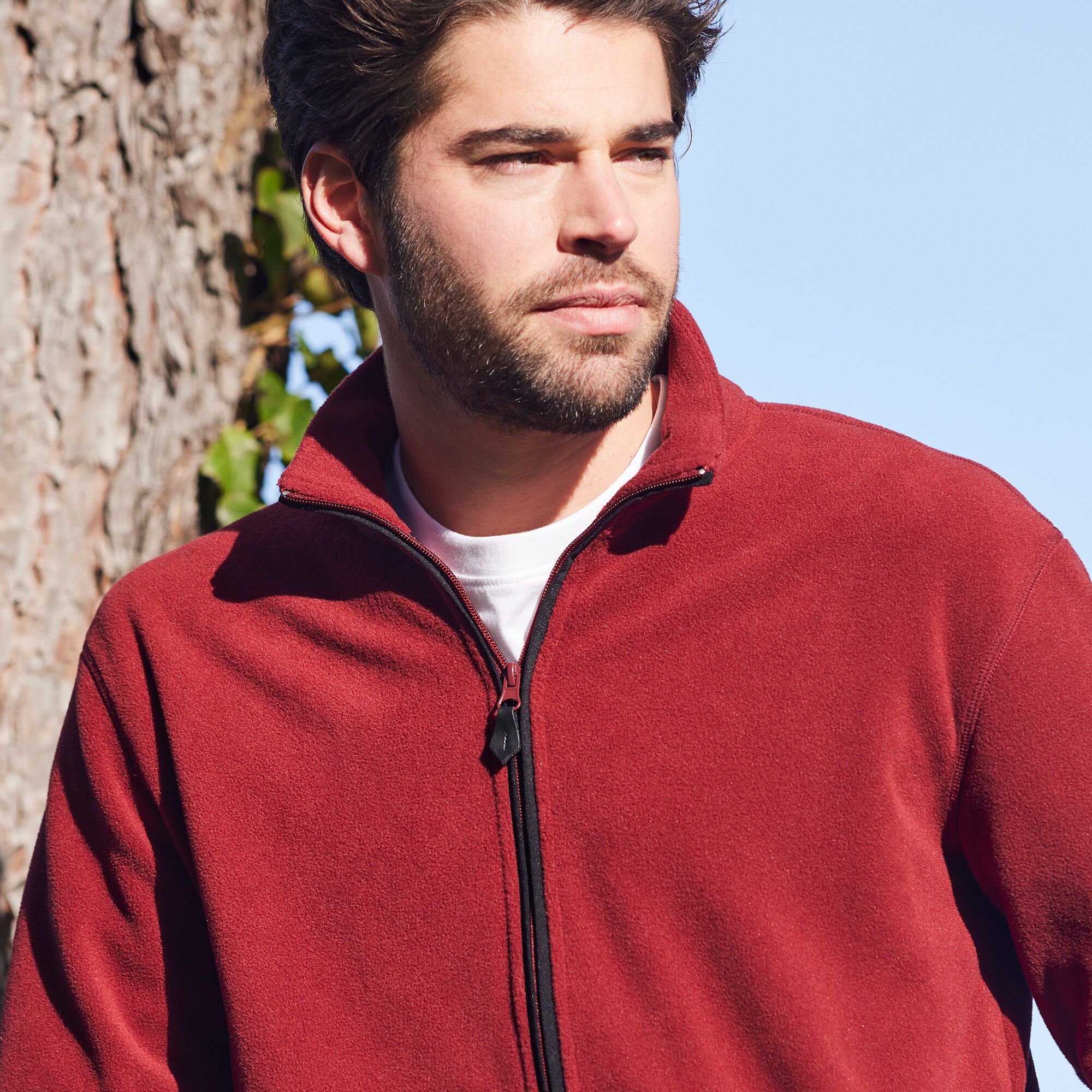 Blouson zippé maille micropolaire