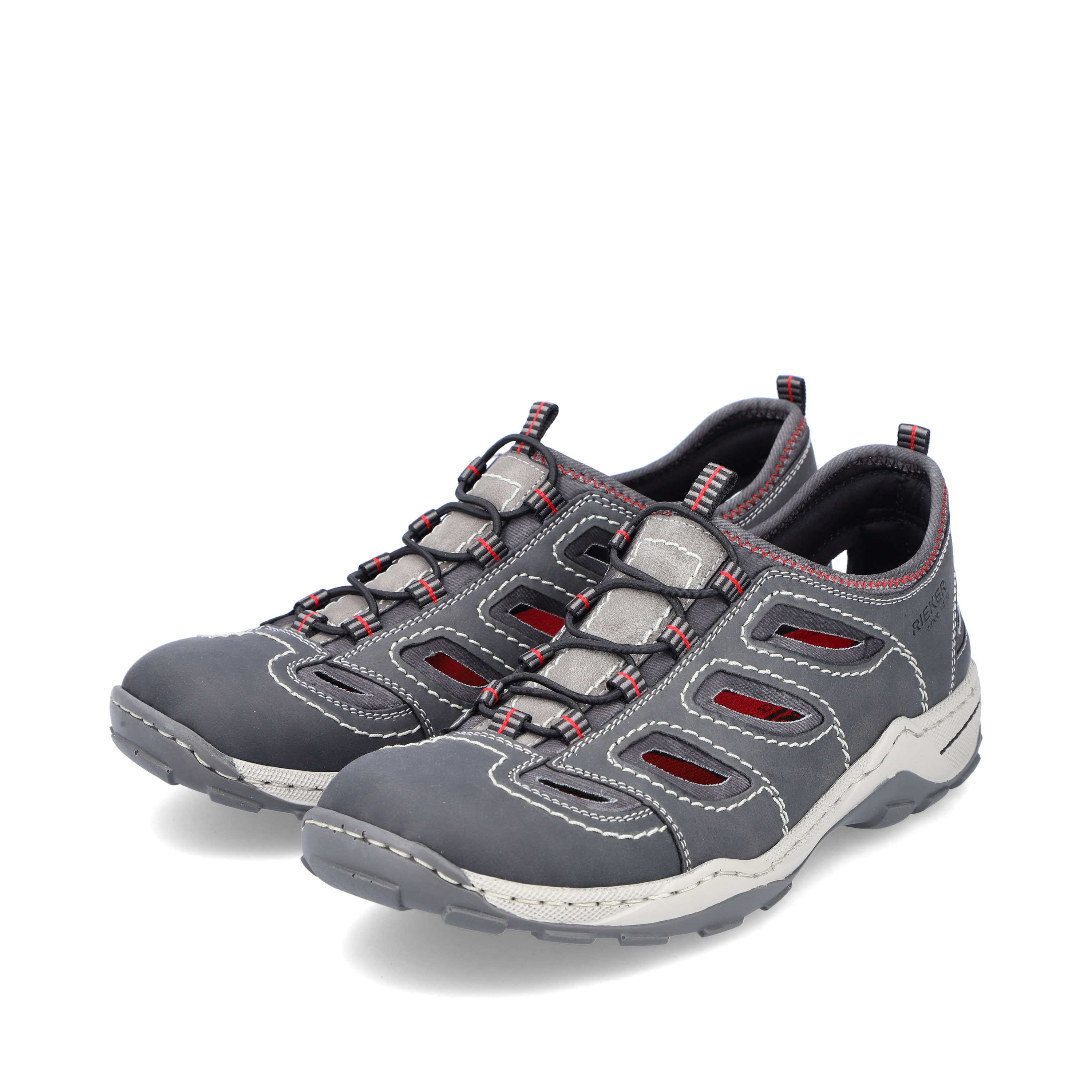 Rieker Herren Slipper mondgrau