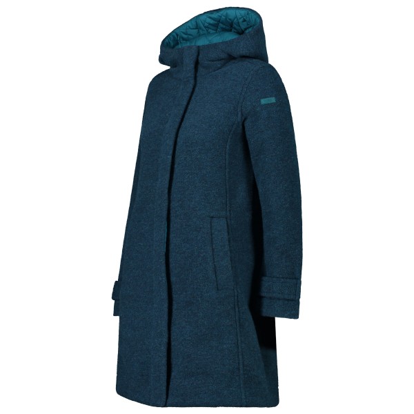 CMP - Women's Coat Fix Hood Wooltech - Mantel