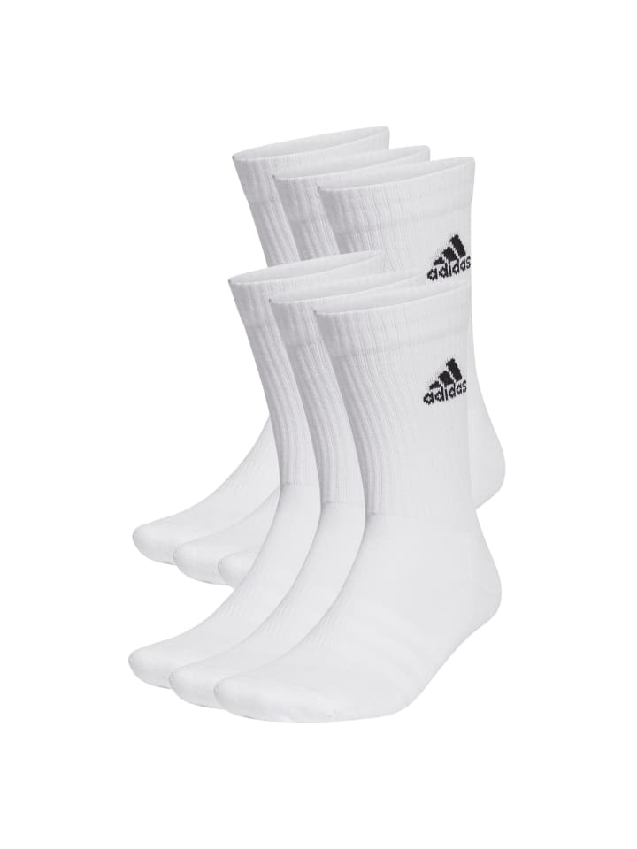 adidas Socken 6er Pack in Weiß günstig kaufen