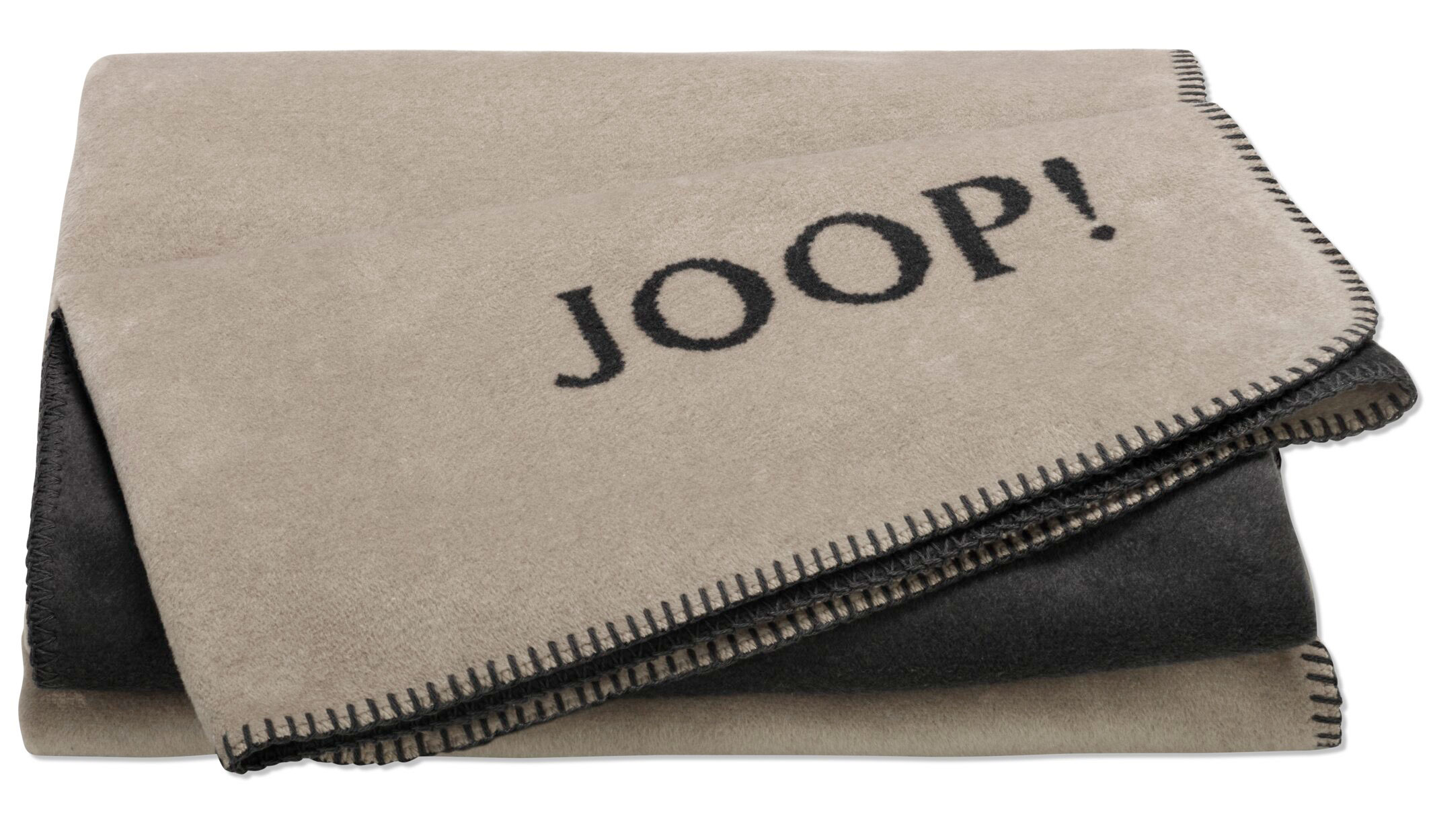 JOOP!Wohndecke stein-anthra.