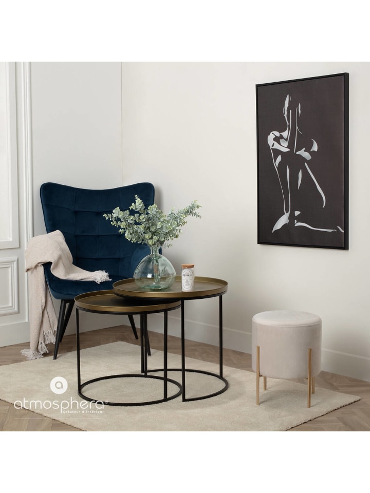 Atmosphera Créateur d'intérieur Kaffeetische-Set in gold günstig kaufen onesize