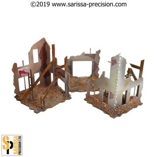 Stalingrad Tractor Plant & Entrance Set (28mm)