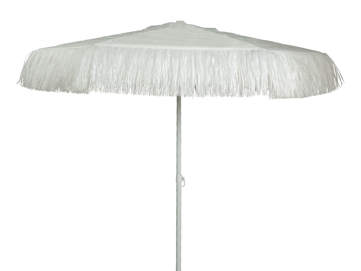 Outdoor White Polypropylen Sonnenschirm