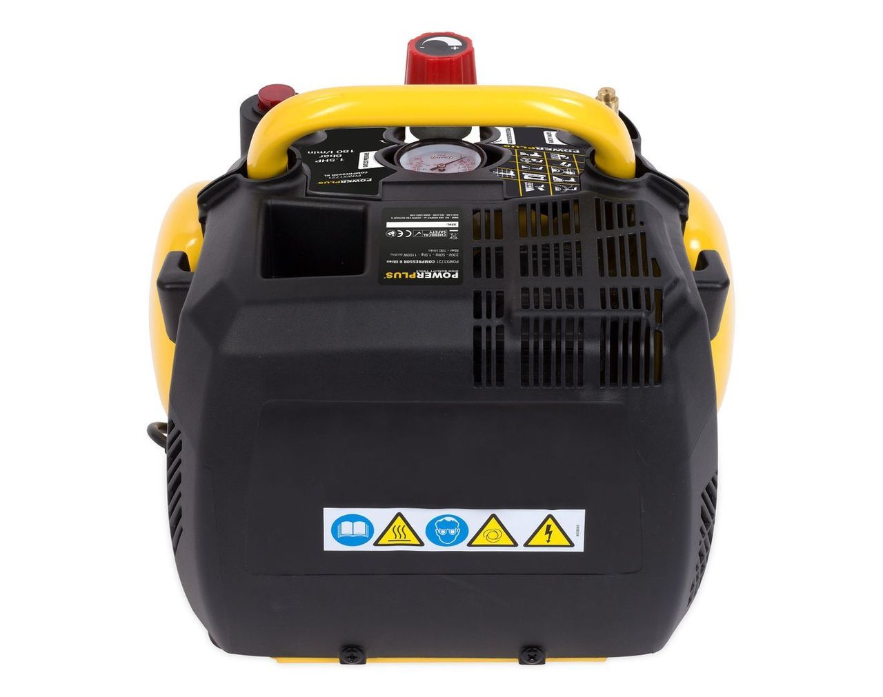 Powerplus Kompressor 1100w 6l kein Öl 1,5pk