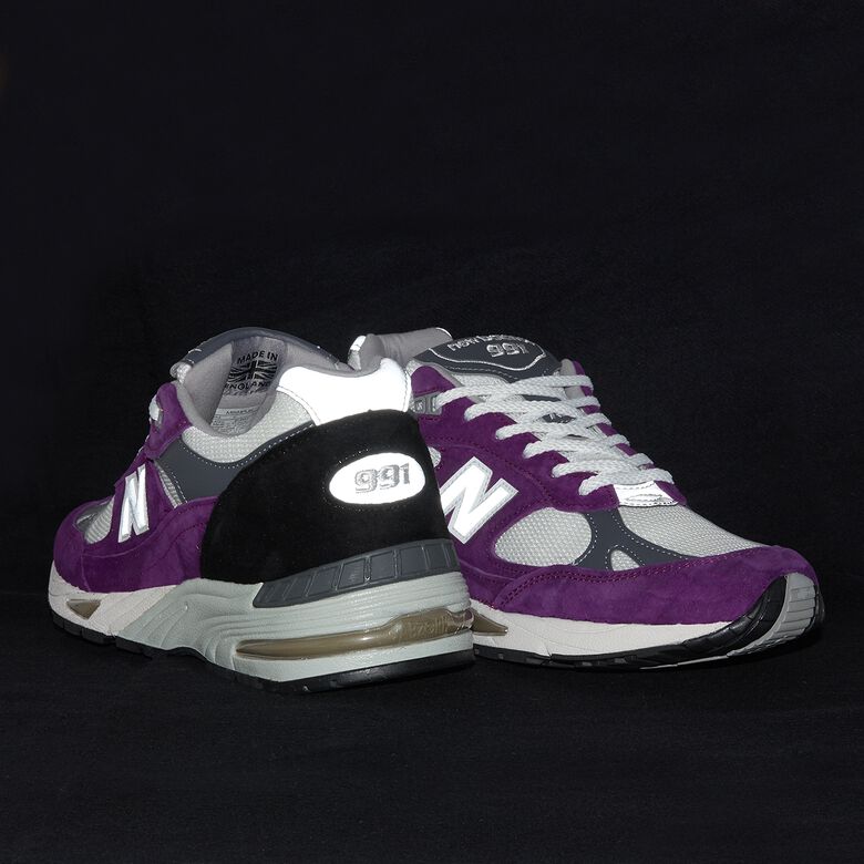 New Balance M991PUK grape juice alloy/black