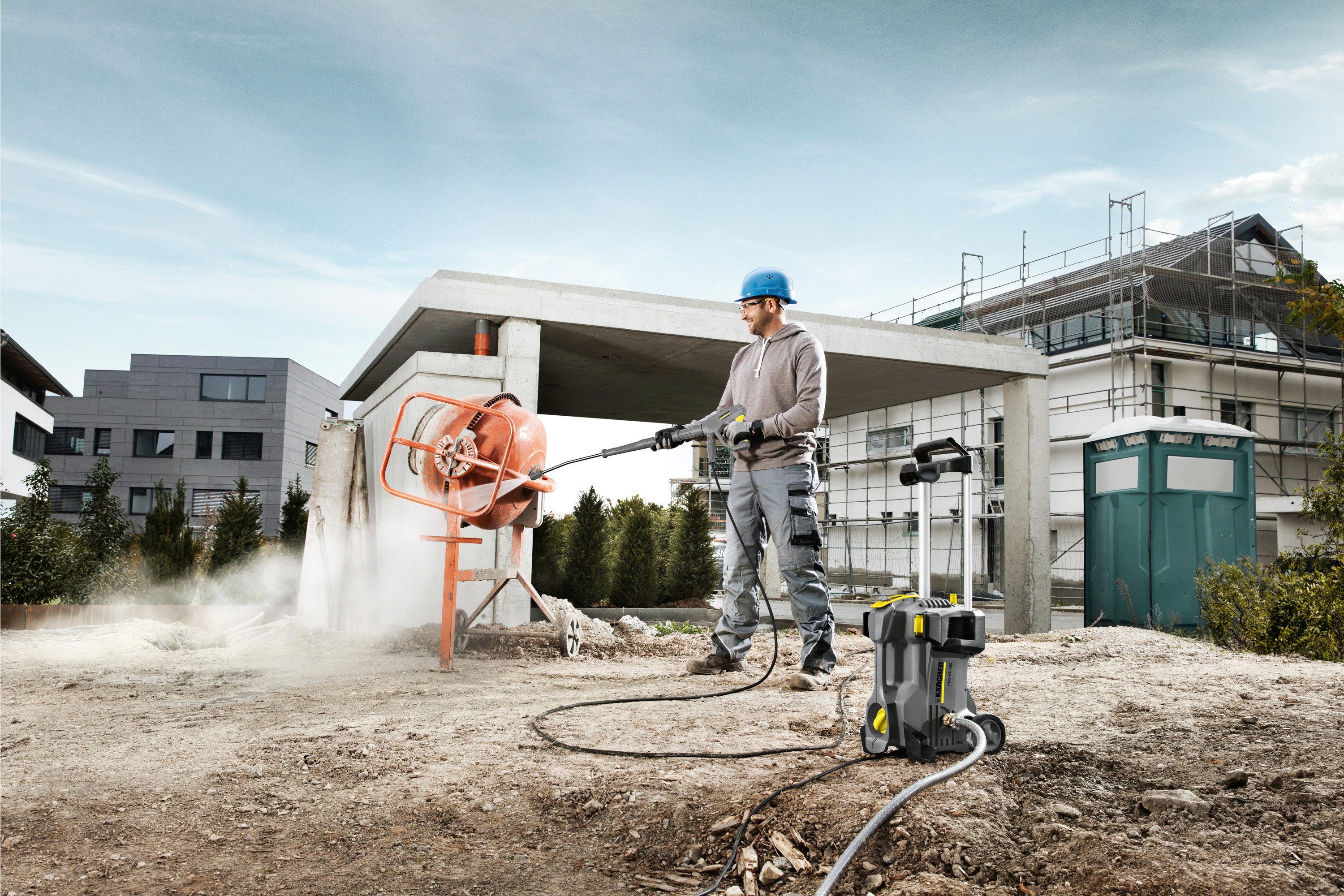 Kärcher Professional Hochdruckreiniger HD 5/11 P Plus, Druck max: 160 bar, Fördermenge max: 490 l/h, für stehenden und liegenden Betrieb