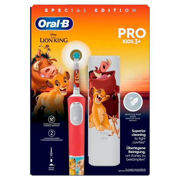 Elektrická zubná kefka Oral-B Disney Leví kráľ, špeciálna edícia