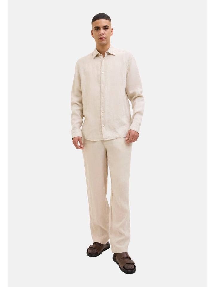 Jack & Jones Chino Hose 'JPSTKARL LAWRENCE' in grau günstig kaufen
