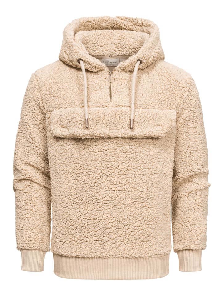 Amaci&Sons Windbreaker mit Teddyfell RUXTON in Beige günstig kaufen