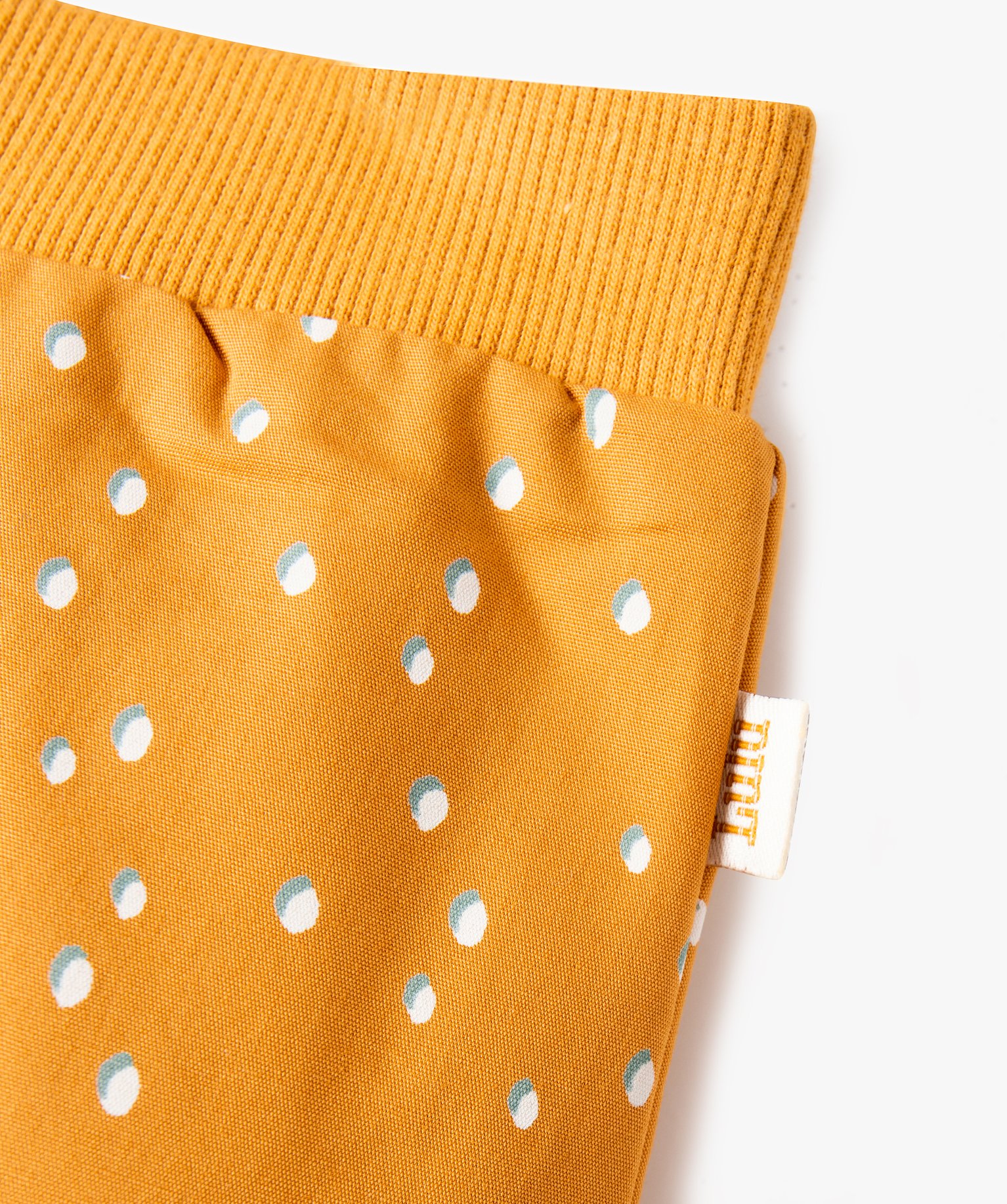 Pantalon bébé Garçon en toile imprimée doublée jersey -... jaune | GEMO