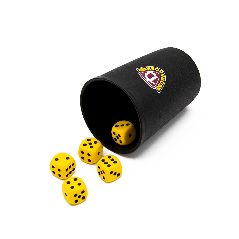 Würfelspiel mit Block (5 Würfel)