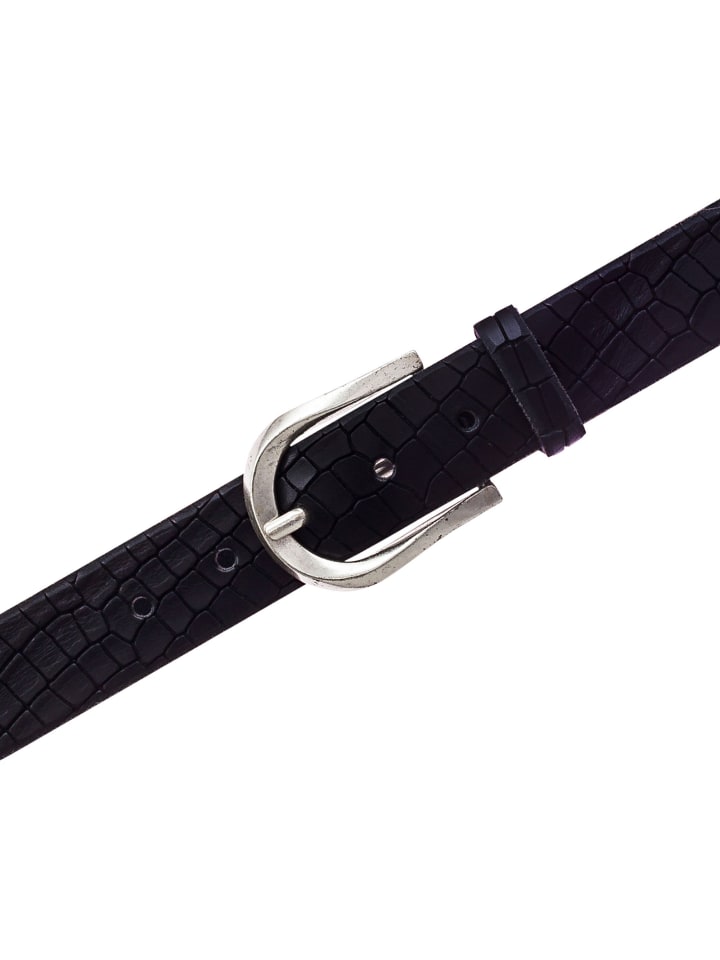 b.belt Gürtel Leder in schwarz günstig kaufen