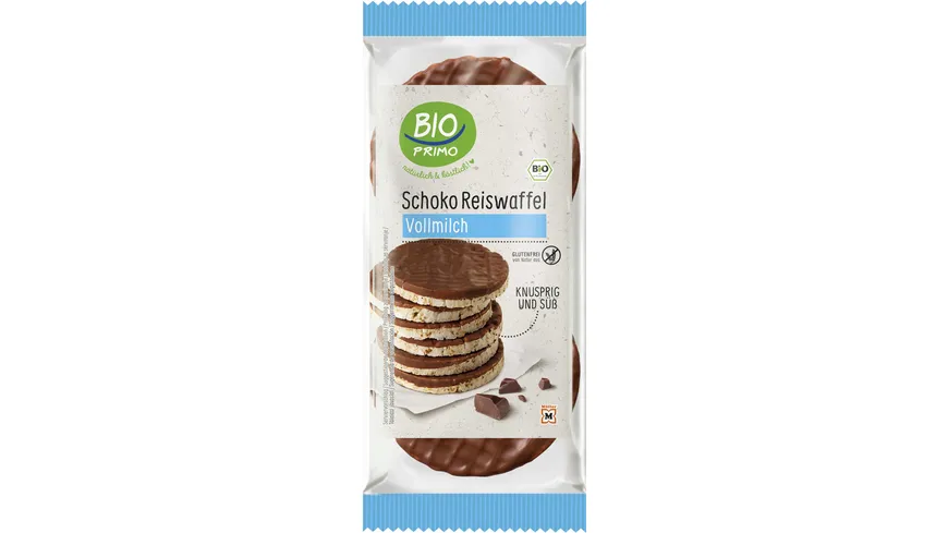 BIO PRIMO Bio Reiswaffeln Vollmilch 100 g