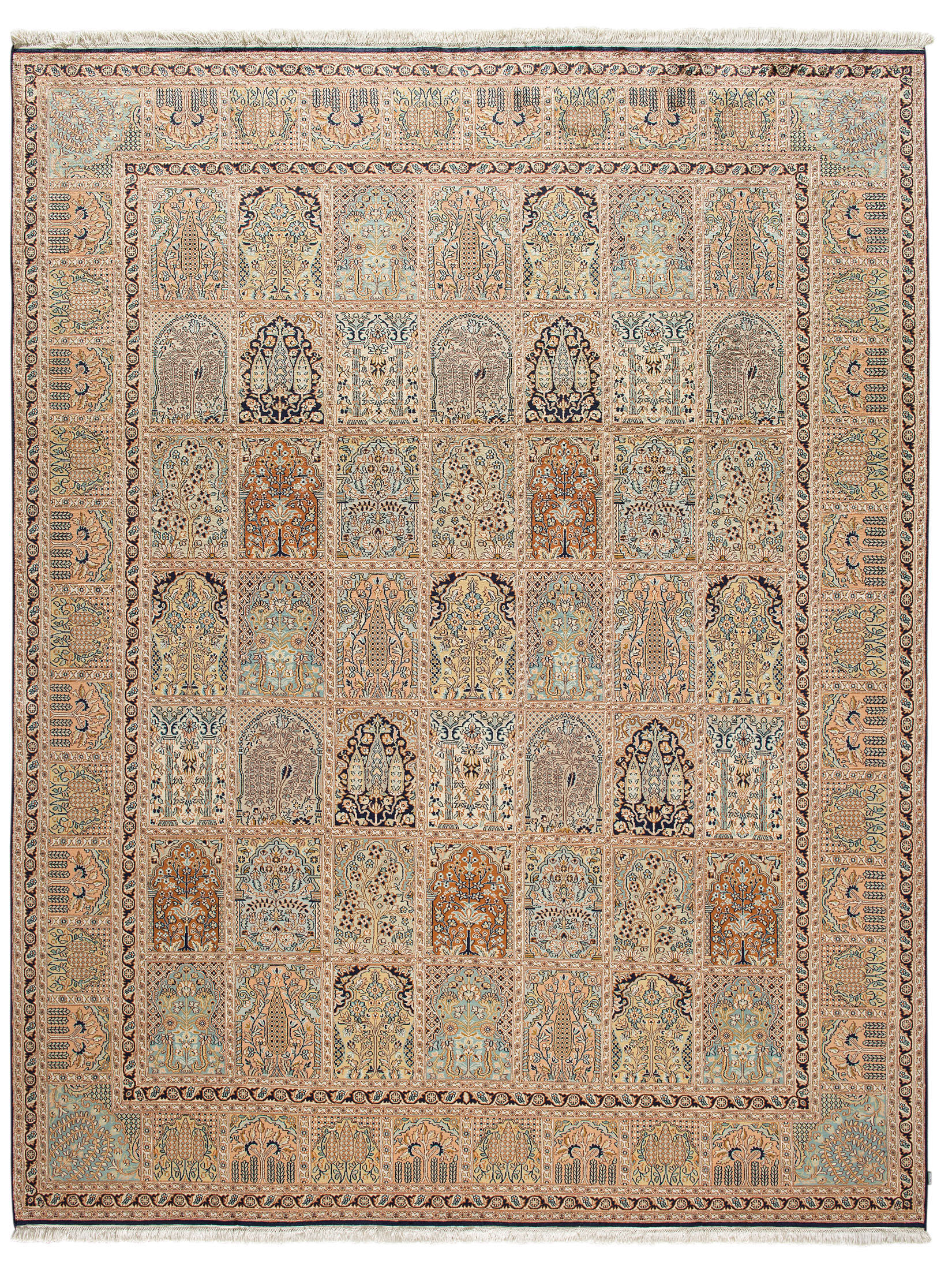 Kaschmir Seide 18/18 ca. 250 x 323 cm, Unikat / Einzelstück