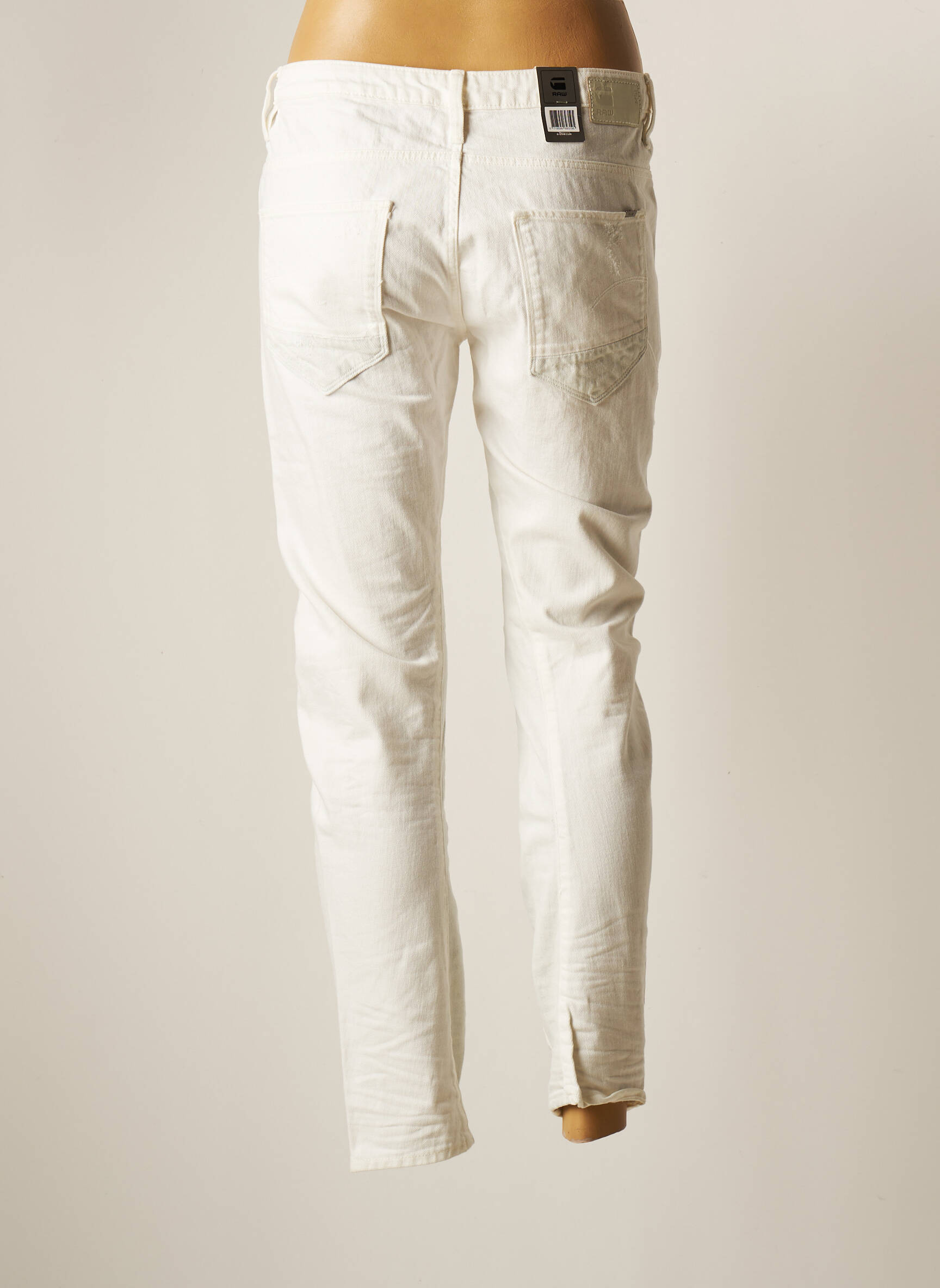 G Star Jeans Coupe Slim Femme couleur blanc