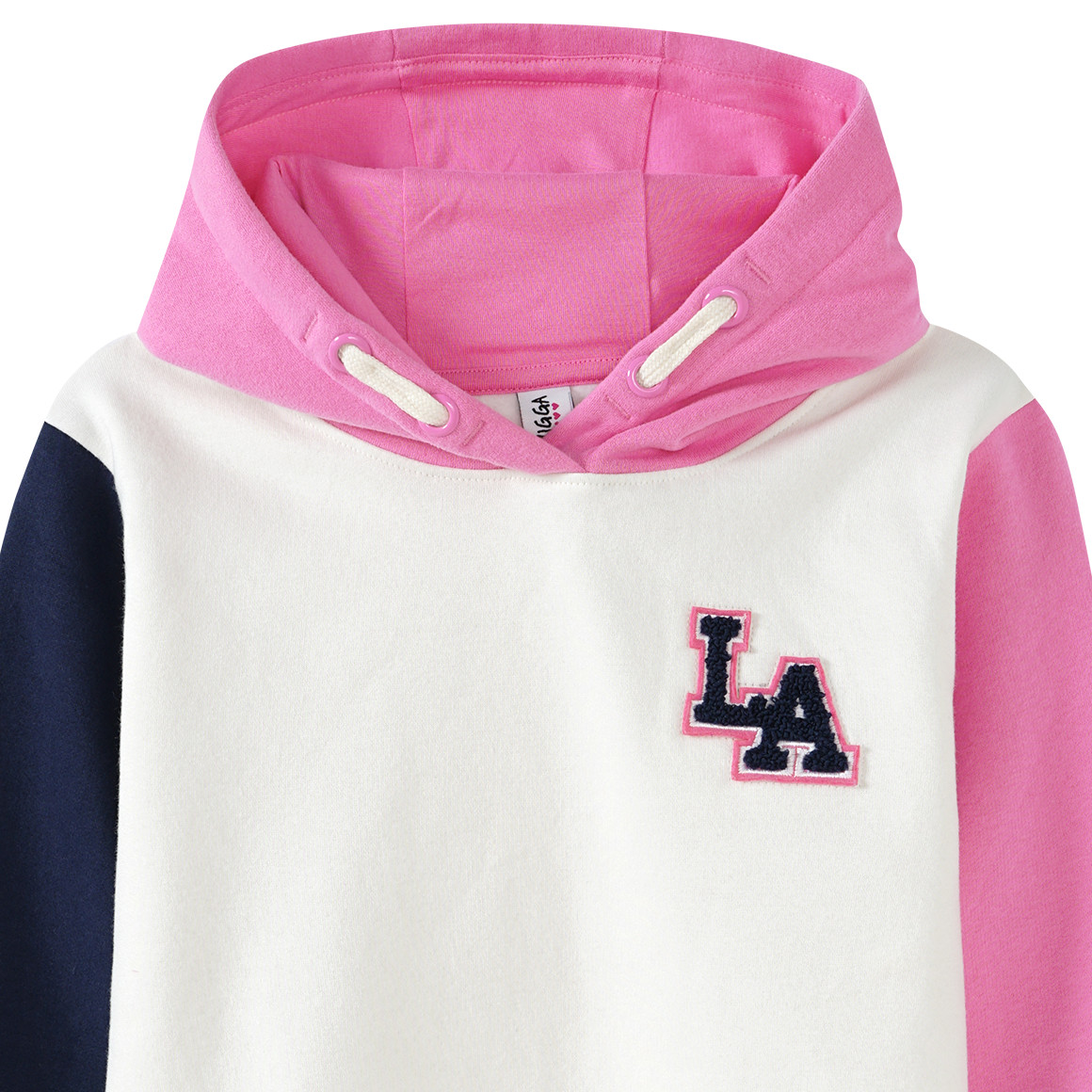 Mädchen Hoodie mit Colourblocking