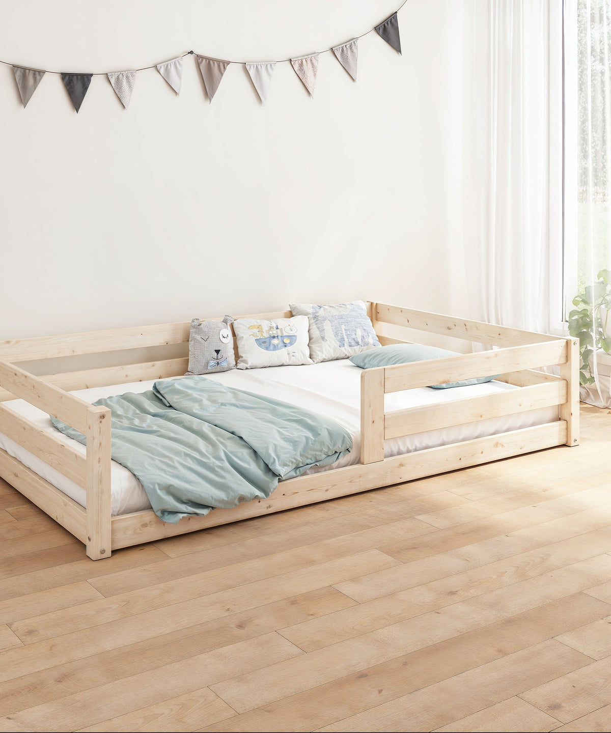 Bodenbett Kiefer K3 Natur