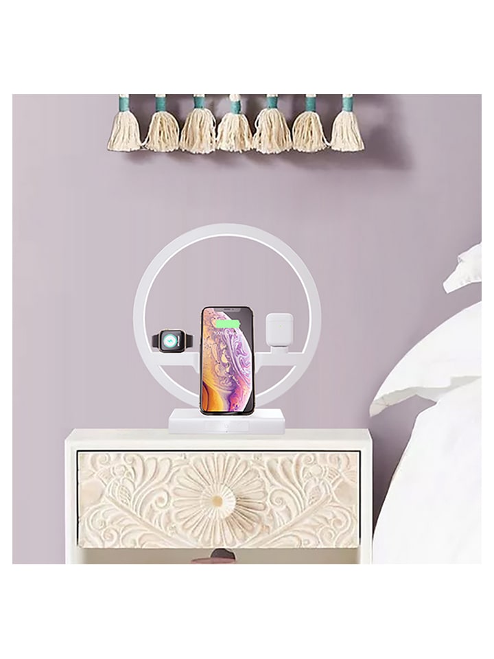 SmartCase LED-Tischleuchte mit Docking-Station in Weiß günstig kaufen onesize