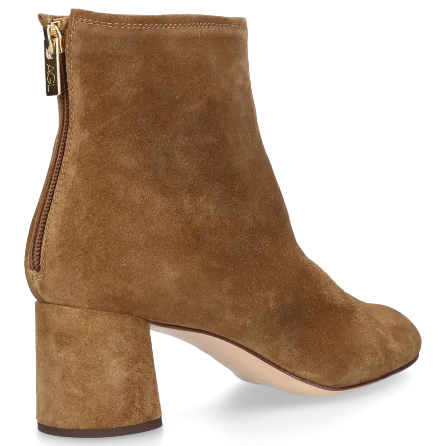 AGL Attilio Giusti Leombruni - Klassische Stiefeletten OLGA Veloursleder - braun