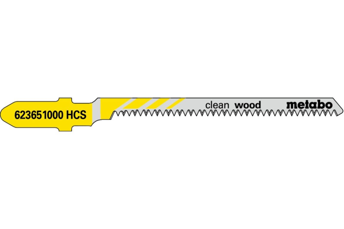 Lames de scie sauteuse Metabo Accessories 623651000 (5 pièces) 57/1,4 mm HCS