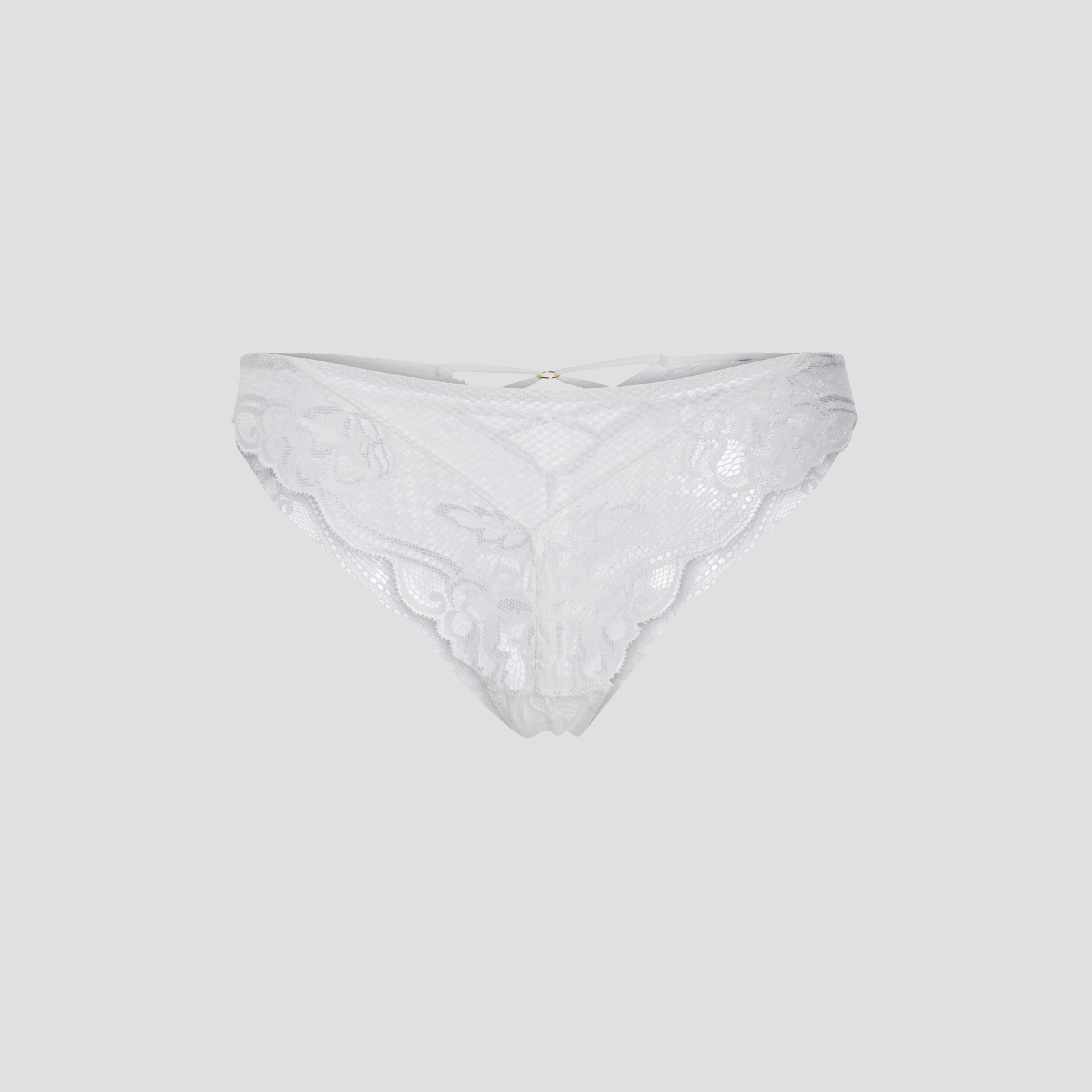 Tanga en dentelle ivoire femme | La Halle