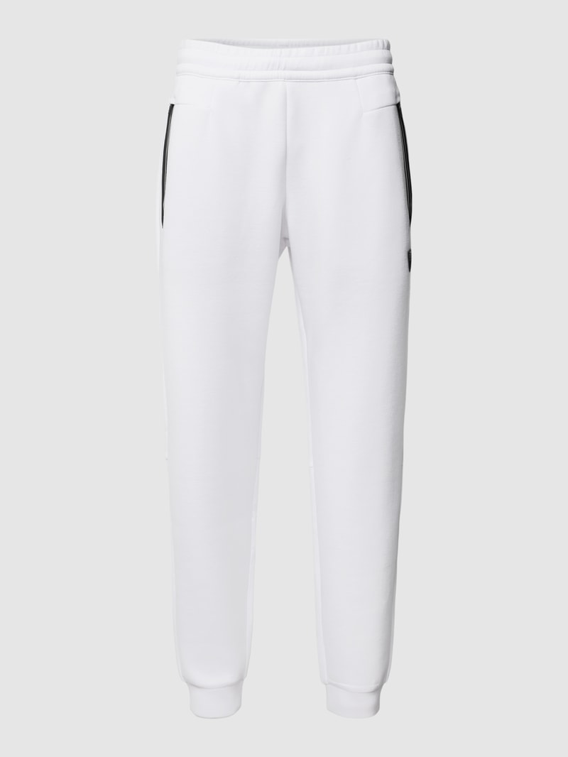 Sweatpants mit Eingrifftaschen in weiß