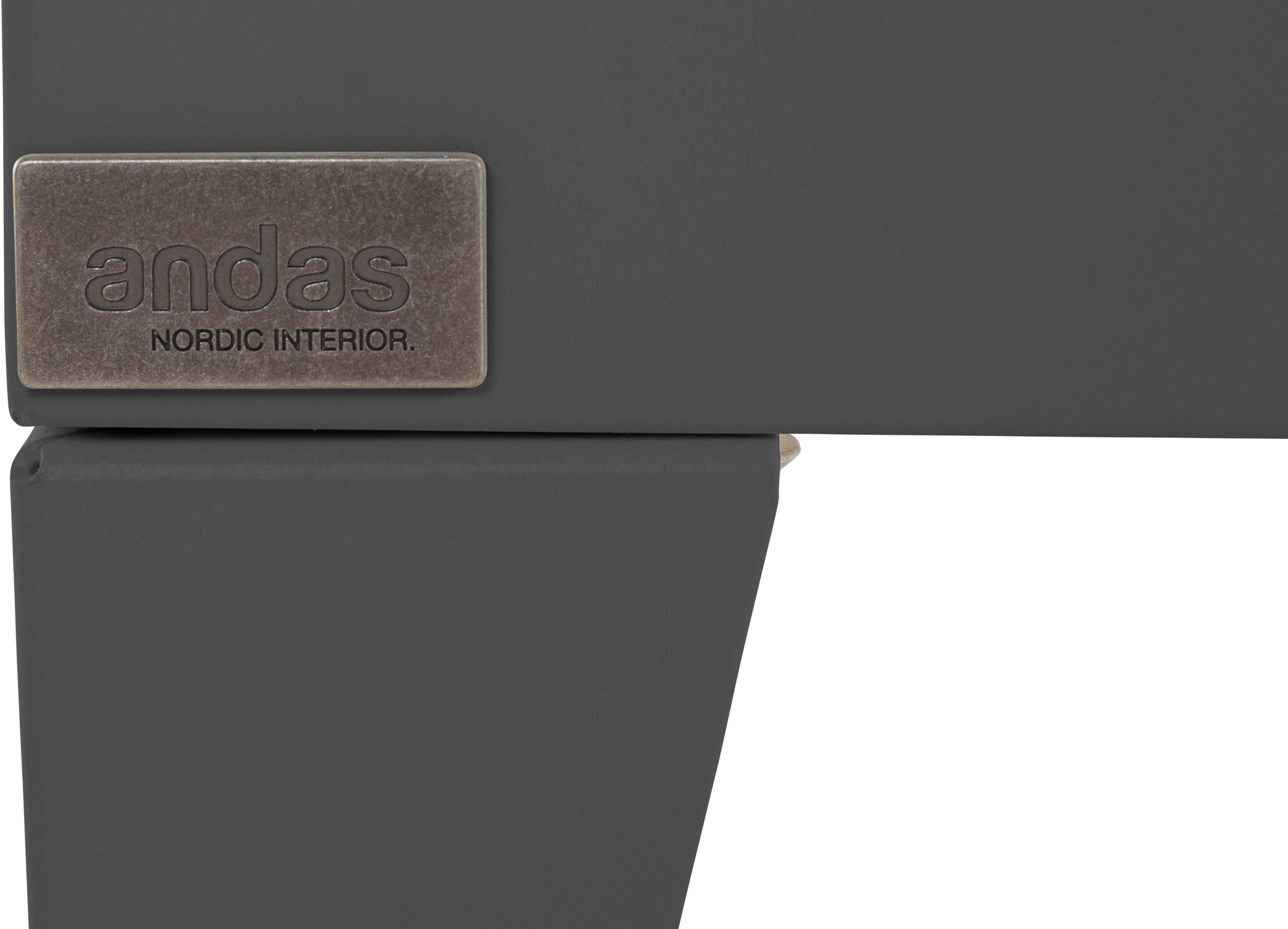 andas Midischrank Jensjorg Midischrank aus Metall, 2 x Einlegeböden hinter der Tür, Höhe 137 cm