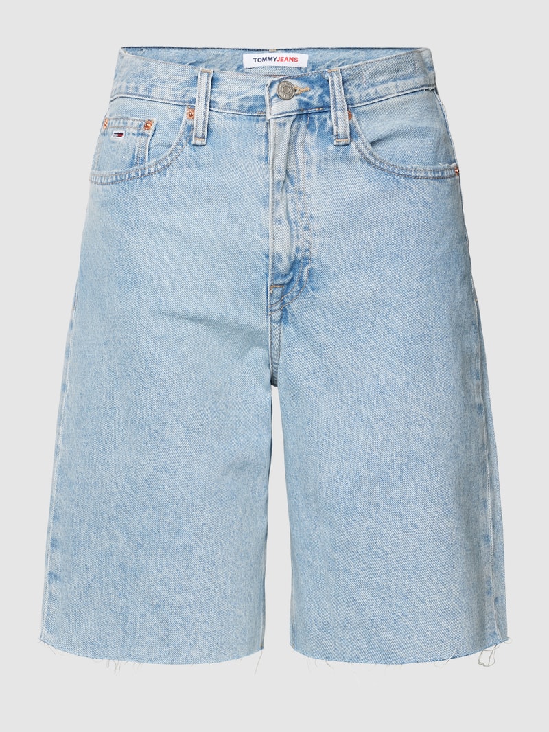 Jeansshorts mit 5-Pocket-Design Modell 'HARPER' in hellblau