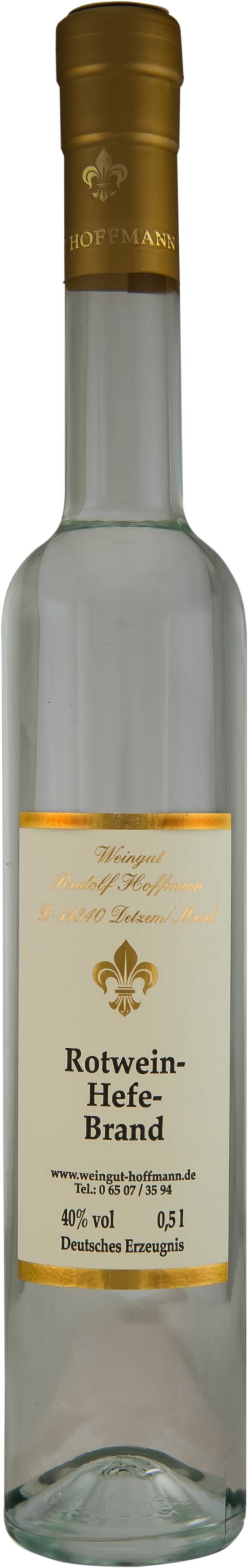 Weingut Rudolf Hoffmann Rotwein-Hefe-Brand
