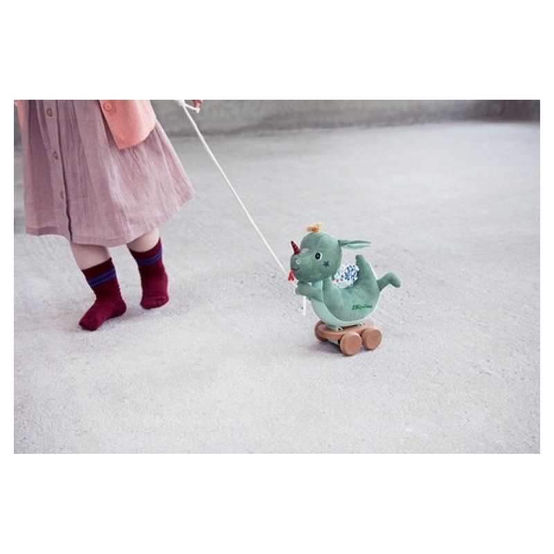 Peluche à tirer Joe le dragon