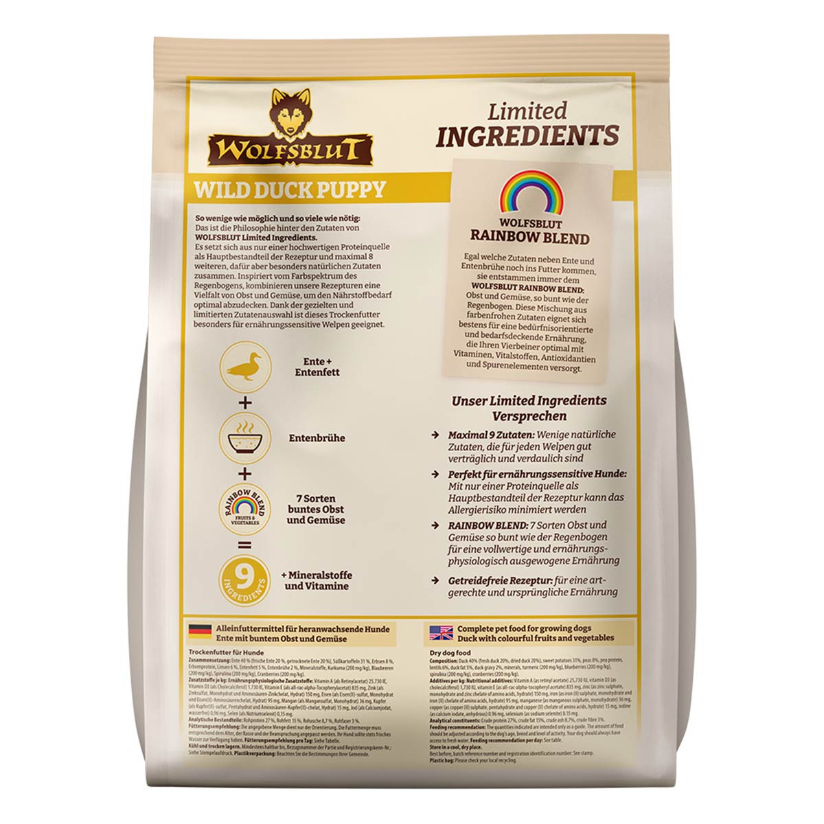Wolfsblut Limited Ingredients Wild Duck Puppy kaufen bei ZooRoyal