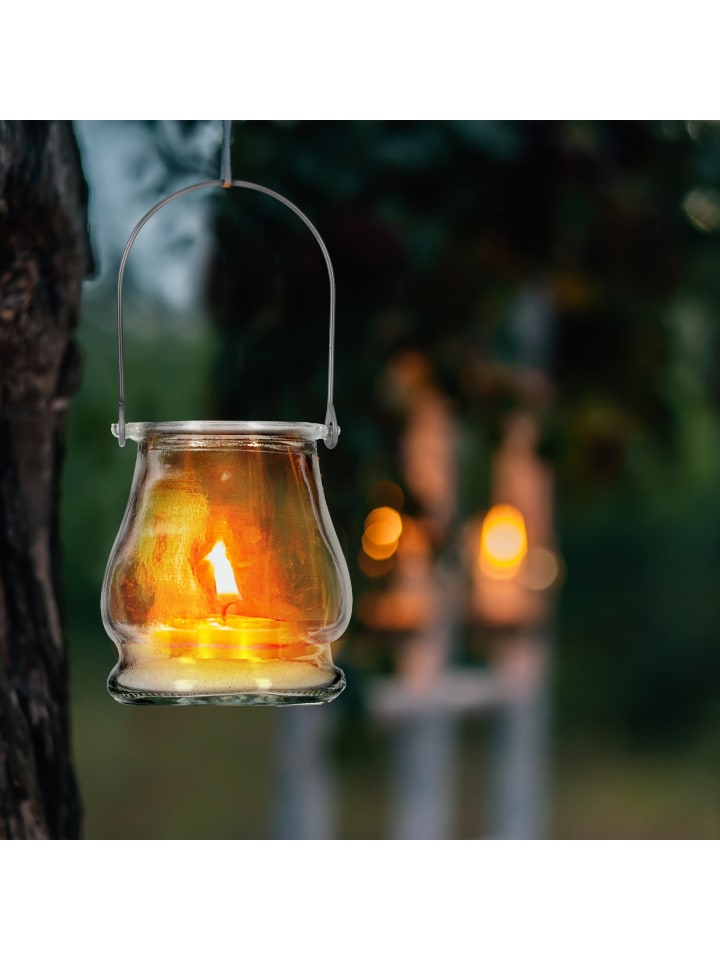relaxdays 12x Windlicht in Transparent - (H)10 x Ø 8,5 cm günstig kaufen onesize