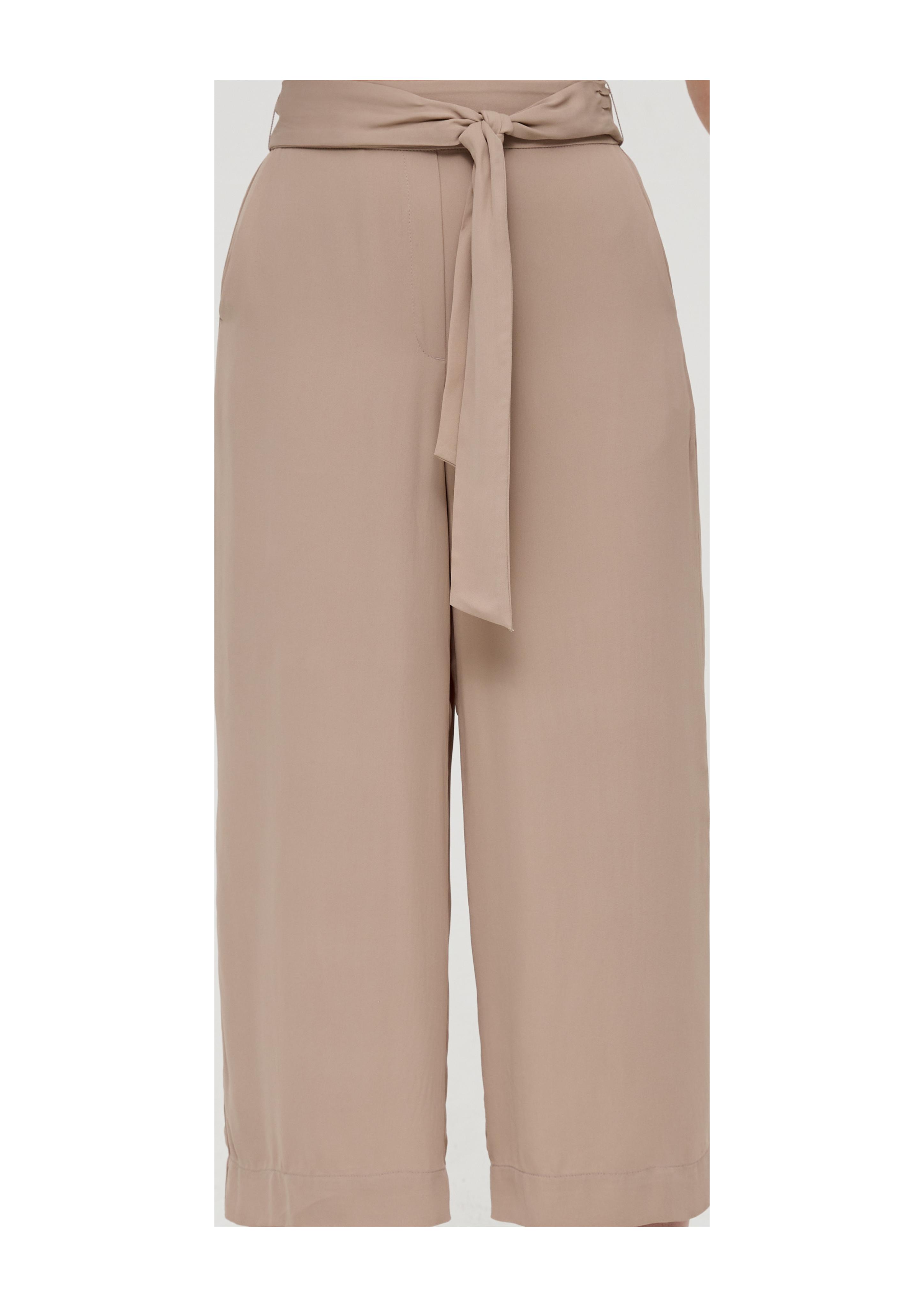 Wide Leg: Culotte aus reiner Viskose  2137643-8166