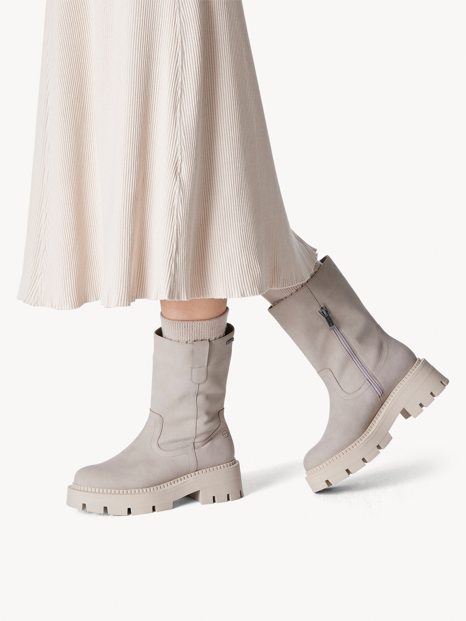 Bottine - beige doublure chaude