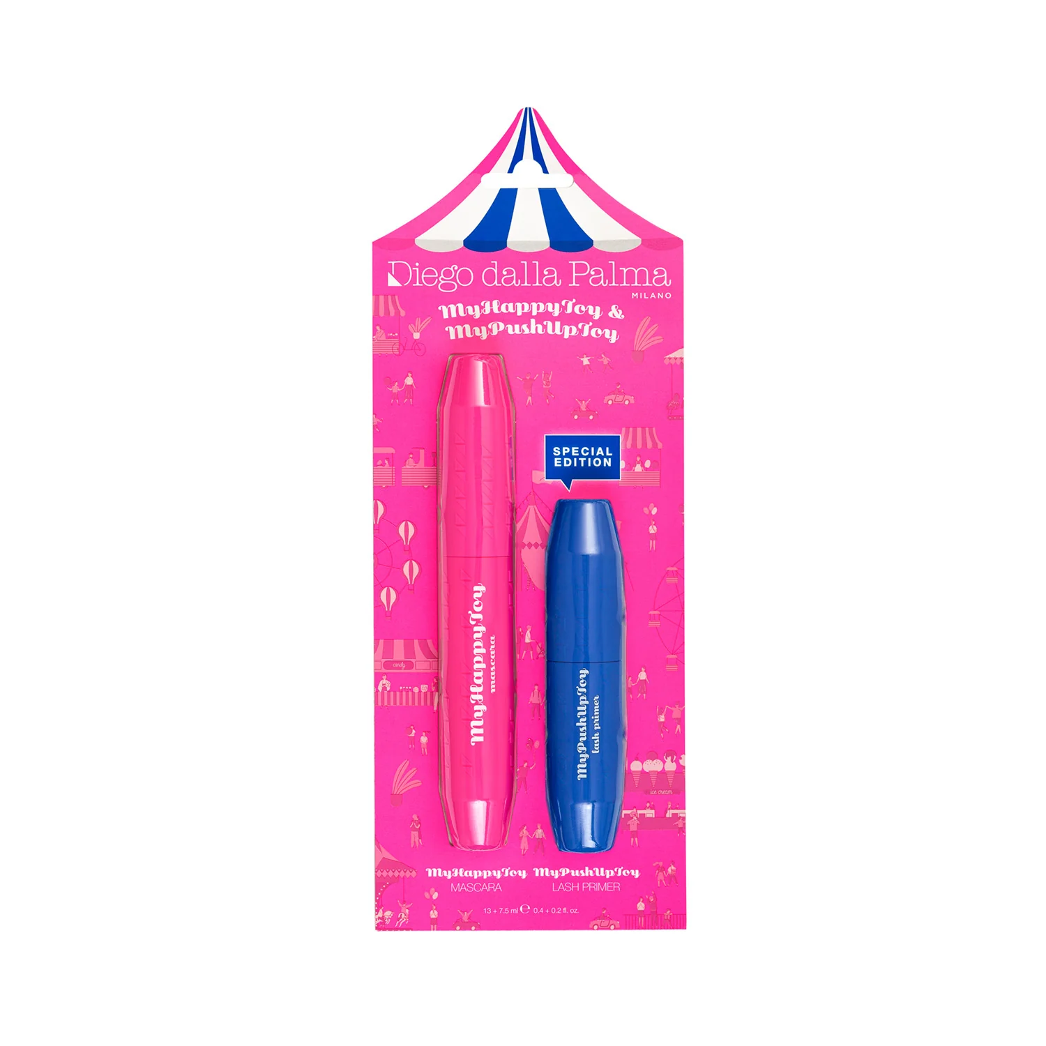 Myhappytoy Eyes Kit Mascara + Mini Primer - Meikkisetti, Ripsiväri