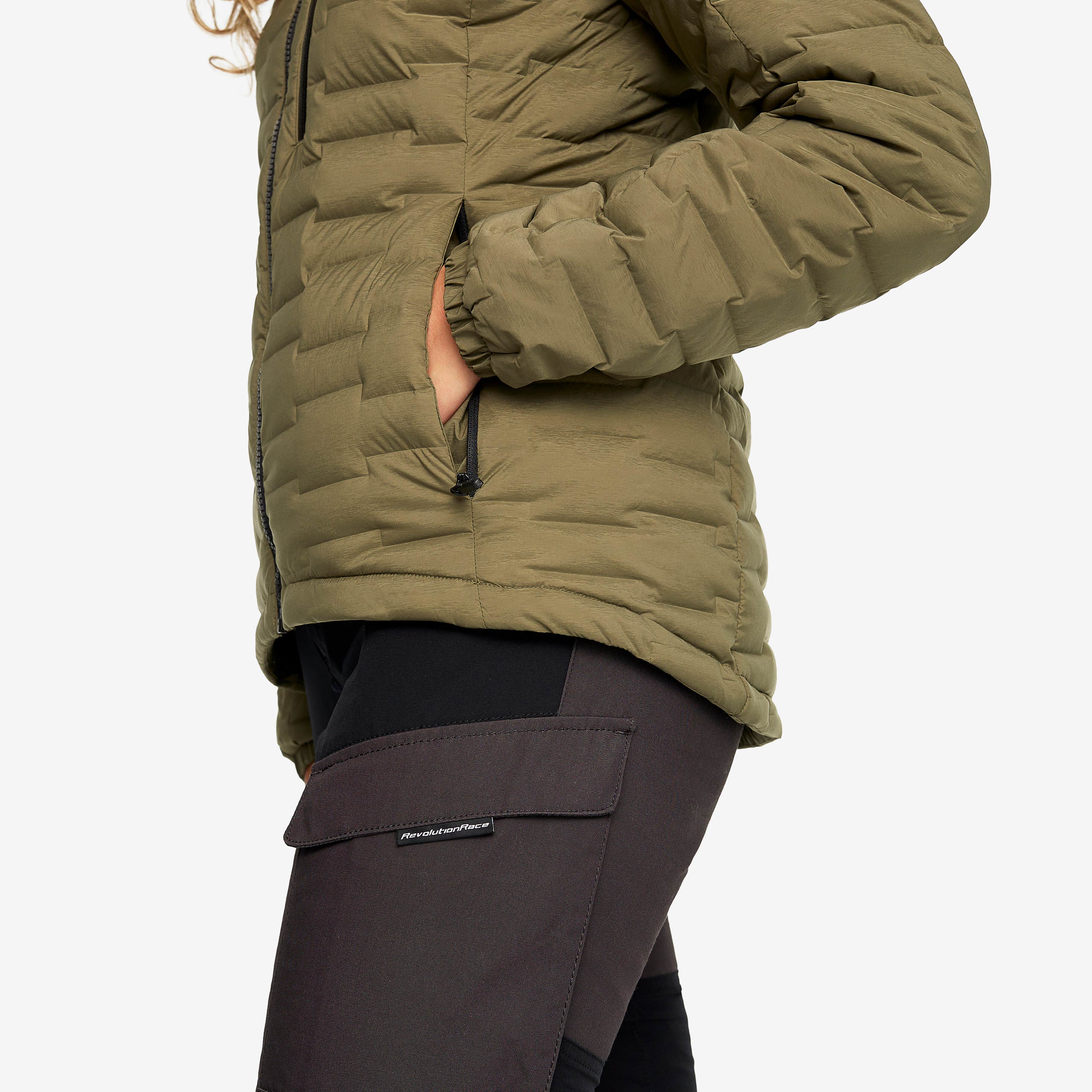 Flex Down Jacket Femme Burnt Olive