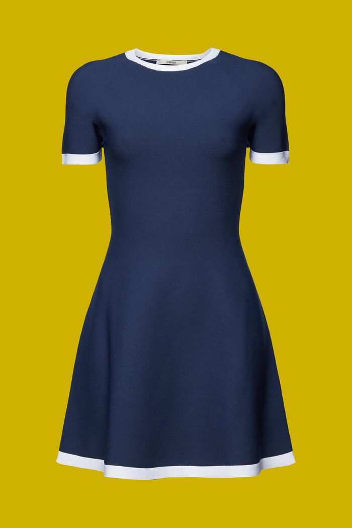 Kurzärmeliges Strickkleid