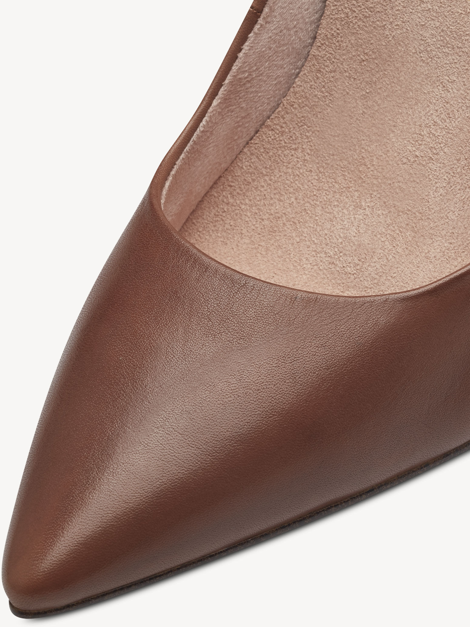 Escarpin en cuir - marron