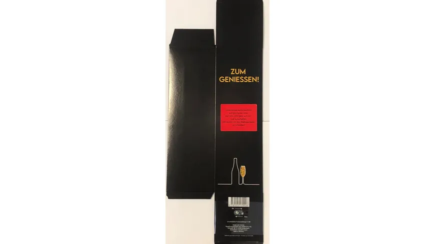 Geschenkkartonage LED-Illuminierte Sektbox Zum Geniessen inkl. Batterien